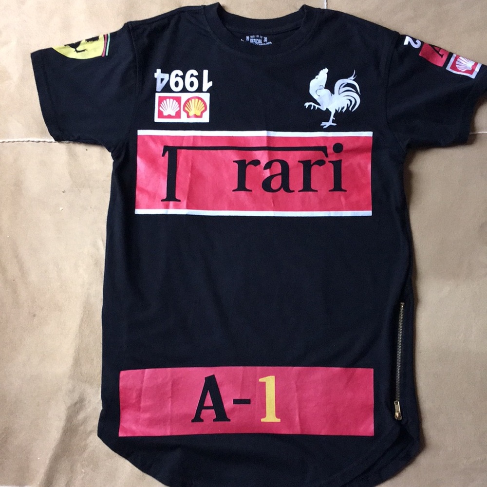 Men’s Ferrari Zipper Shirt Size M